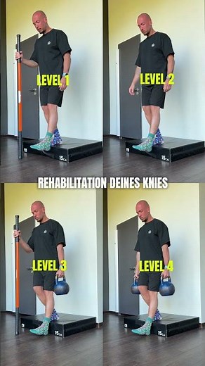 4 Stufen der Rehabilitation für dein Knie