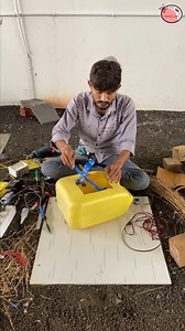 339K views · 1.8K reactions | Water cooler making - using old oil can #cooler #old #oilcan #diy | Hetal's Art | Facebook