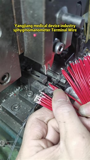 The “lifeline”inside ur sphygmomanometer！this terminal wire is the key to accurate readings! #factory #terminal#harness#cable #wire