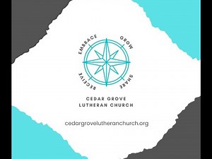 11-24-2024 10:30AM Worship Service Live @ Cedar Grove Lutheran Church