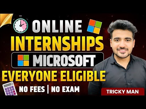 Microsoft Elevate Online Internship Alert 2025 🚨 NO FEES, 100% Selection (January 2026 Batch)
