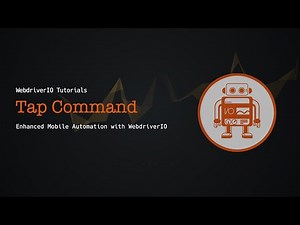 WebdriverIO Tutorials: Tap Command