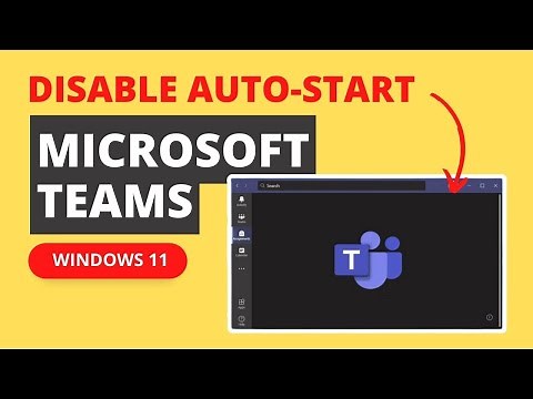 How to Stop Microsoft Teams from Opening on Startup in Windows 11