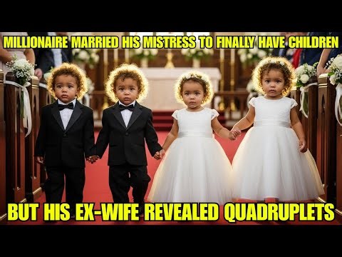Millionaire Married His Mistress to Finally Have Children, but His Ex-Wife Revealed Quadruplets