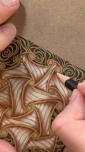 Zentangle, Inc on Instagram: "It is Day 3 of Zentangle Project Pack No. 28 and the 12 Days of Zentangle! Today’s lesson is led by Julie and features a technique that Da Vinci and other Renaissance artists loved to create drama and highlights … chiaroscuro! Say that 3 times fast! 😉 Tangle along with Julie at link in the bio and let us know in the comments some other tangles you could use to imitate the same technique! #Zentangle #12DaysofZentangle2025 #PP28 #PP28Day03"