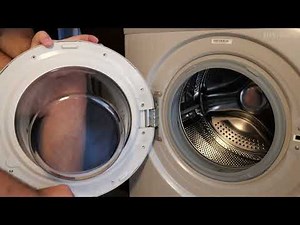 Repair washing machine door handle latch