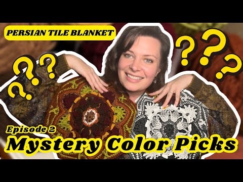 Mystery Color Pick Persian Tile Blanket – Episode 2 | The Next Colors Revealed!