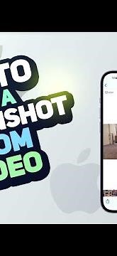 How to Take a Screenshot from a Video on iPhone 2025