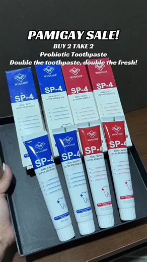 Probiotic toothpaste supports a healthy balance of bacteria in your mouth for fresher breath and stronger teeth. 🌿 Benefits: ✨ Helps maintain healthy gums ✨ Supports stronger teeth ✨ Promotes fresh breath naturally ✨ Gentle for daily use Brush twice a day for best results. #probiotictoothpaste #toothpaste #buy2take2