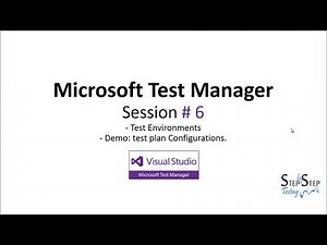 Microsoft Test Manager_Session6_Test plan Configurations Demo