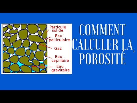 comment calculer la porosité / matériaux de construction / en Français