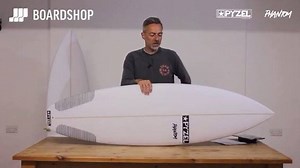 Watch Ian review the Pyzel Surfboards Phantom. The board's a scaled...