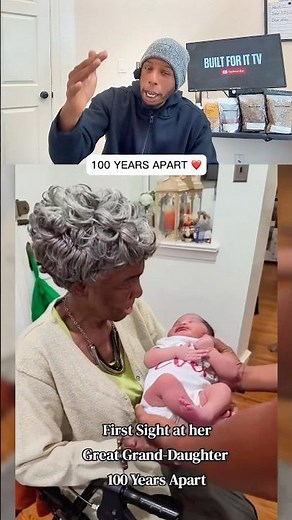 100-Year-Old Great-Grandmother Meets Her Newborn Great-Grandbaby ❤️🥹