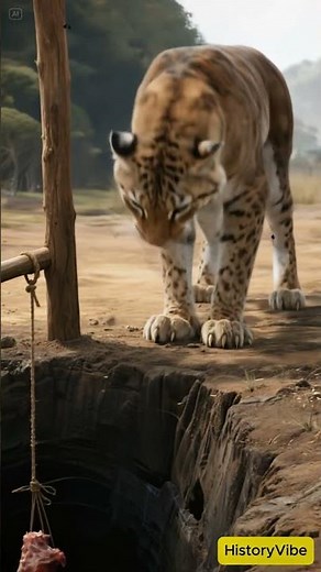 How Early Humans Trapped Saber-Toothed Cats
