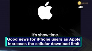 Good news for iPhone users as Apple increases the cellular download limit