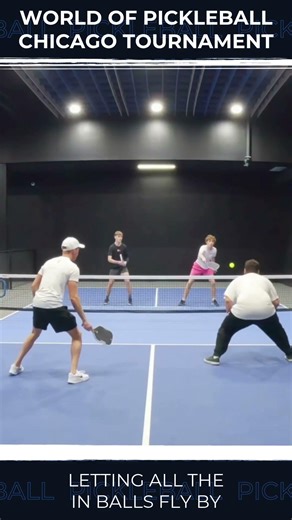 I could not read their top spin at all, it was rough. #pickleball #crbn