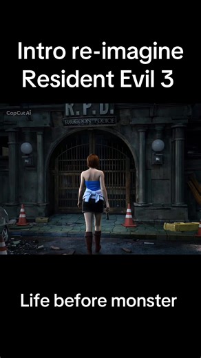 Intro of RE3 Re-imagine #re3 #residentevil #fyp | resident evil