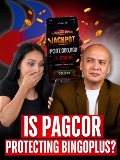 Mervin Examines PAGCOR's Ruling on a ₱397-Million Jackpot Claim PAGCOR ruled that a player's ₱397 million jackpot claim on BingoPlus was not valid following a technical review, ending a dispute that began after the player reported seeing the jackpot amount displayed on her screen but not reflected in her account balance. According to the player, she waited for the winnings to be credited and later brought the matter before regulators after the amount failed to appear in her account. She also cla