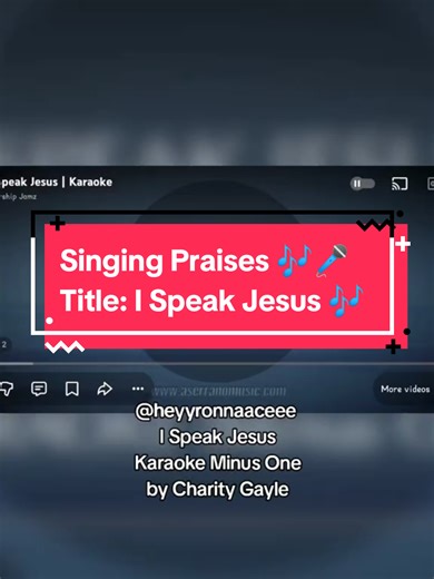 I Speak Jesus | Karaoke Minus One Charity Gayle Rearranged by Antonio Serrano Jr. Karaoke (music and Video) made with Logic Pro X and Final Cut Pro Created by Antonio Serrano Jr. Song Key - E https://youtu.be/x2qEJaLXBtc?si=TWIWy3LGub_F9Snl #worship #IspeakJesus #fyppppppppppppppppppppppp #singing #coversong