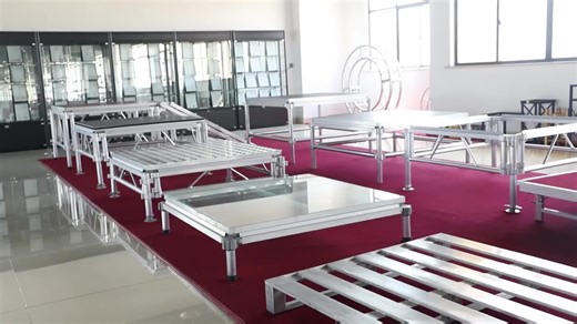 Portable Removable DJ Concert Stage Platform Free Design Services Assemble Aluminum Alloy Stage for Events
