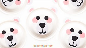 Paper Plate Polar Bear Craft