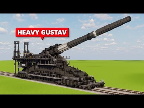 I Built the World’s Largest Railway Artillery in Minecraft