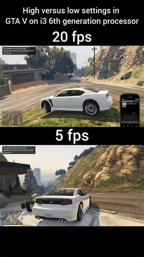 GTA V fps comparison