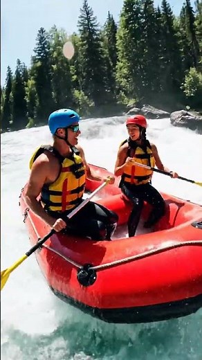 Extreme White Water Rafting Adventure! 🌊🚣