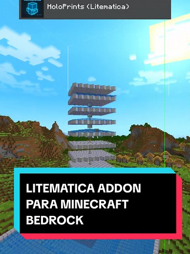 Litemática Addon para Minecraft Bedrock (PT) — Guia de Instalação e Uso