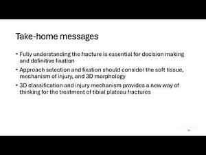 Tibia Plateau fractures, classification & approach