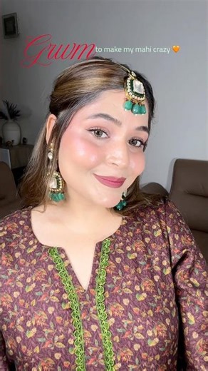 GRWM for Valentine’s day in desi style #makeup #grwm #makeuptutorial #getreadywithme