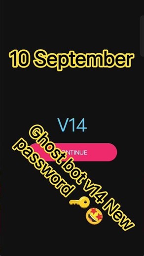 ghost bot v14 apk New password 🔑👉🤩🥶 #ghostbot #freefire #shortsfeed