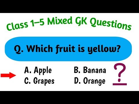 Kids GK Quiz 🧠 | Class 1–5 GK Questions | 90% Fail 😱