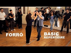 Forro repertoire of partner movements for beginners