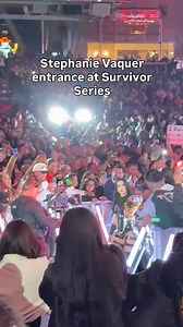 Stephanie Vaquer entrance at Survivor Series #wwe #wweraw | Allenownz