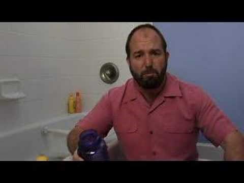How to Clean Poop in the Tub - Video