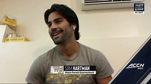 Which quarterback has the best hair: Wake Forest Football's Sam Hartman or Clemson Football's Trevor Lawrence? 😂 | ACC Network