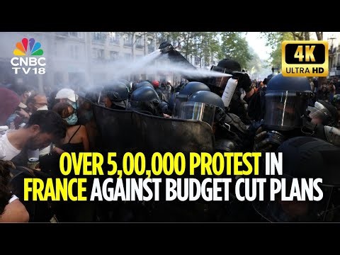 Hundreds Strike Across France Against Govt Budget Cuts And Austerity Plans | 4K Video | N18G