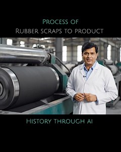 Process of Rubber sheets and scraps to final rubber products . . . . . #rubbertree #rubberplants #RubberProducts | History Through AI