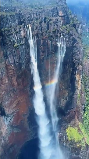 The World’s Largest Waterfall… Angel Falls in Venezuela #waterfall #venezuela #fyp
