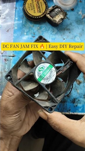 How to Fix a Jammed 12V DC CPU Fan | Easy DIY Repair #electronicsideaa # shorts