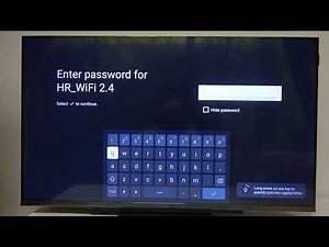 How To Connect WiFi Network With Metz Google TV