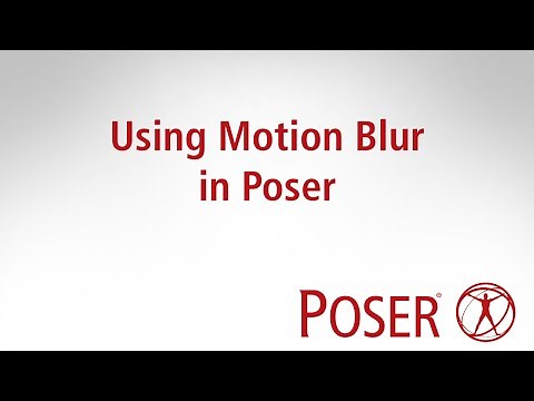 How to Use Motion Blur in Poser 12