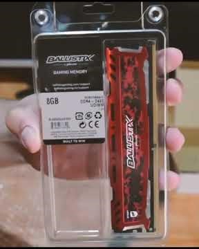 OPEN BOX de Memoria Pc Ddr4 Ballistix Crucial 4gb
