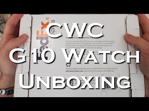 CWC G10 Unboxing - Cabot Watch Company #cwc #g10