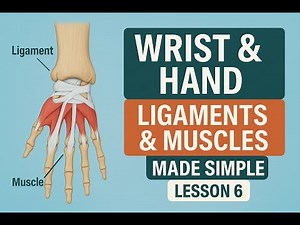 Regional Anatomy: Wrist and Hand Ligaments and Muscles