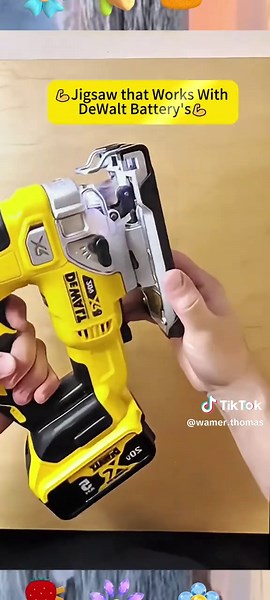 Con esta herramienta puedes hacer costes minuciosos Cordless Jigsaw for Dewalt 20v Battery(NO Battery!!), Jig Saw Tool Brushless, 2900RPM, 0°-45°Bevel, 3 Orbital, LED Light for Straight/Curve Cutting ##construction##Cordless##jigsaw##tool##brushless##curvas##handyman#tikrokshopspringglowup#spotlightfinds