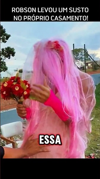 ROBSON GOT A SCARE AT HIS OWN WEDDING! #robsonabreu #dosrosas #emillyvickof