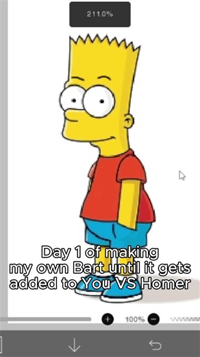 Day 1 of making my own Bart until it gets added to You VS Homer! #fyp #youvshomer #gameing #roblox