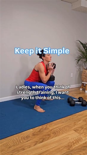 Shannon | Over 40 Fitness | Get a collection of dumbbells (lighter 3-5lb, Med 8-12lb and Heavy 15-30+) 2. Pick 3 days a week you will show up. 3. Push play on a... | Instagram